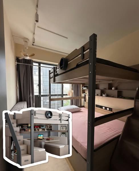 The Florence Residences, 85 Hougang Avenue 2, 3 Bedrooms, 926 sqft, Condominium For Rent, by Angela Lim, 500120726 - Convertible study/work station/queen bed - PropertyGuru.com.sg