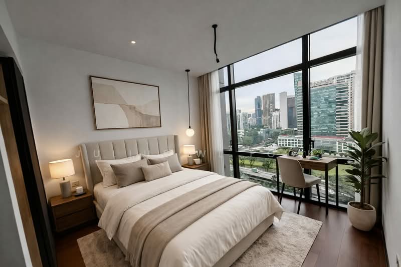 Pullman Residences, 18 Dunearn Road, 2 Bedrooms, 667 sqft, Condominium For Sale, by Julius WL Fock, 500120760 - Bedroom - PropertyGuru.com.sg
