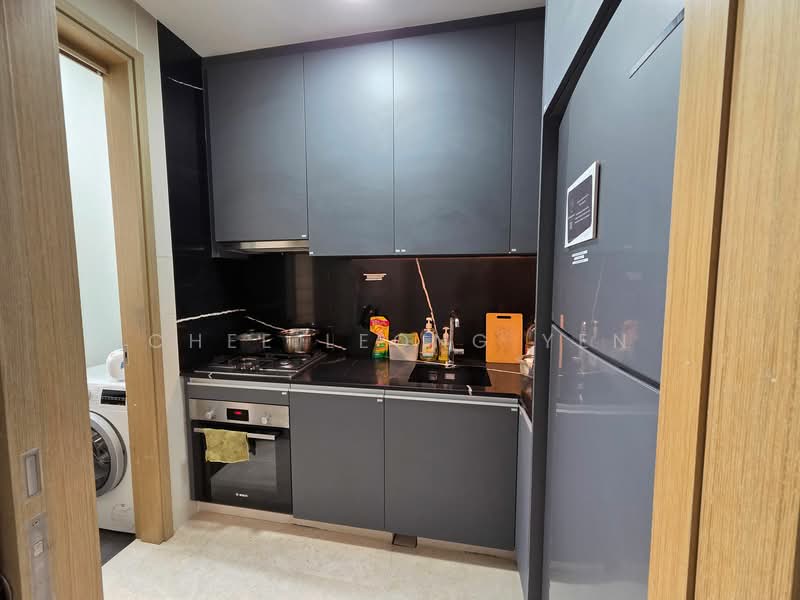 M Suites, 65 Lorong Melayu, Room Rental, 150 sqft, Condominium For Rent, by Chee Leong Yen, 500120807 - Kitchen - PropertyGuru.com.sg