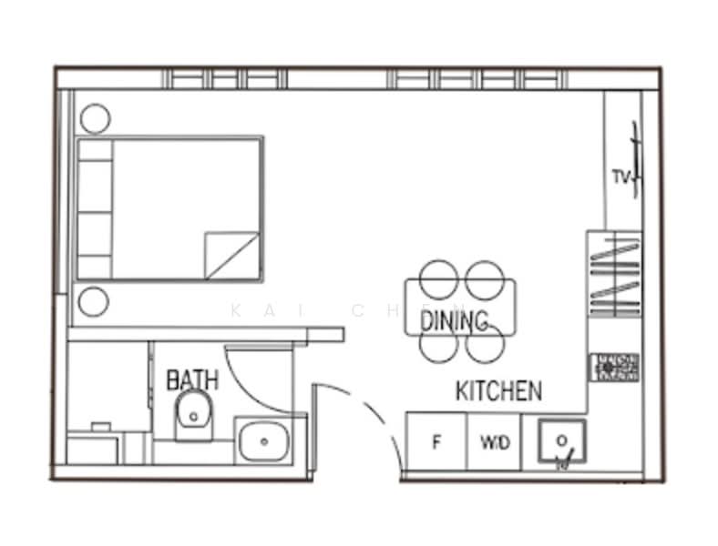 Fort Marshall Residences, , 1 Bedroom, 248 sqft, Apartment For Rent, by Kai Chen, 500120847 - PropertyGuru.com.sg
