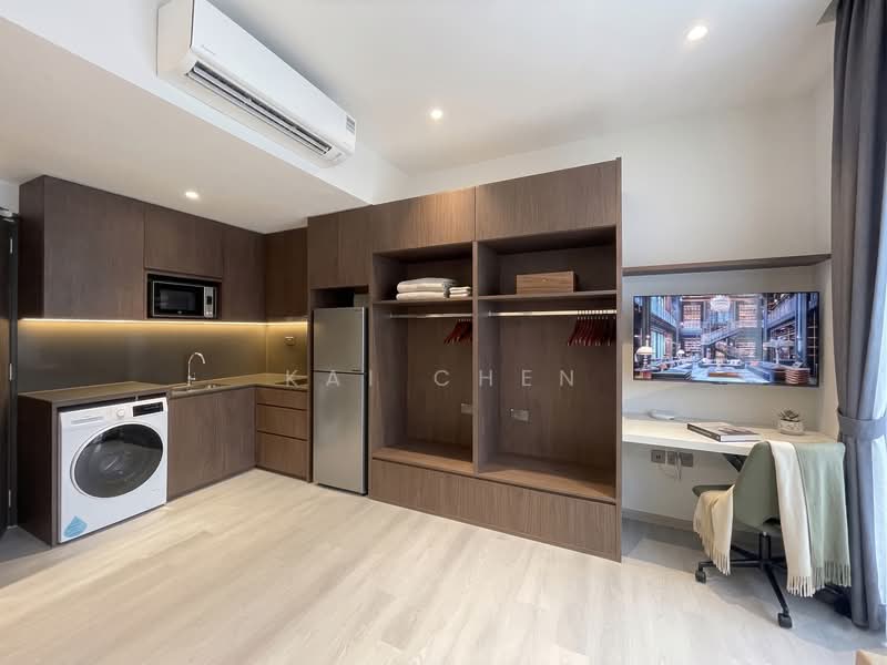 Fort Marshall Residences, 87 Marshall Road, 1 Bedroom, 248 sqft, Apartment For Rent, by Kai Chen, 500120847 - Type 1 - Kitchen - PropertyGuru.com.sg