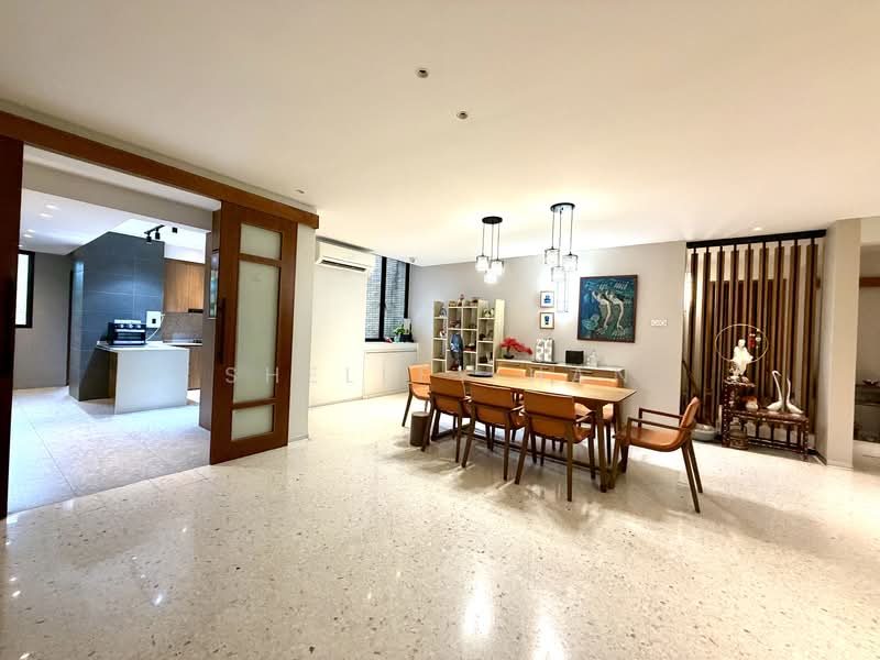 Garden Apartment, 25 Orange Grove Road, 3 Bedrooms, 2,476 sqft, Apartment For Sale, by Shelley Han, 500120854 - Dining Area - PropertyGuru.com.sg
