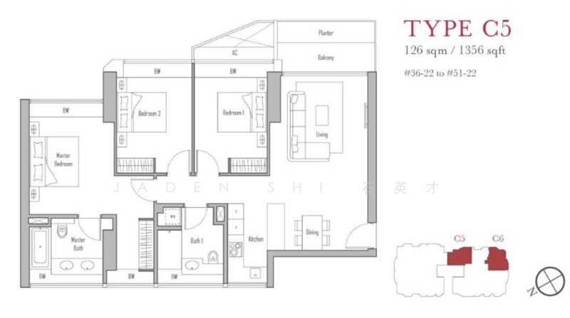 V on Shenton, 5 Shenton Way, 3 Bedrooms, 1,356 sqft, Condominium For Sale, by Jaden Shi 石英才, 500120871 - PropertyGuru.com.sg