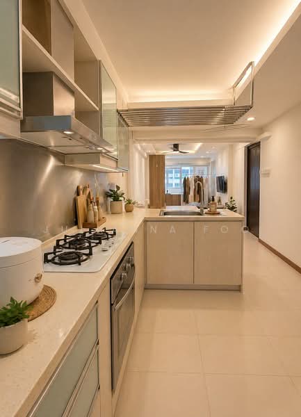 46 Marine Crescent, 46 Marine Crescent, 3 Bedrooms, 818 sqft, HDB Flat For Sale, by Julianna Foo, 500120891 - Kitchen - PropertyGuru.com.sg