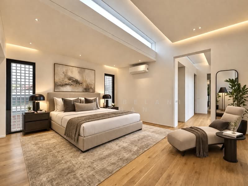 Brand New 3-Storey FH Detached W Basement | 7+1 B’rms | Gym, Steam Rm, Pool & Lift, , 7 Bedrooms, 10,200 sqft, Detached House For Sale, by Nidhi Belani Mohan, 500120923 - Master Bedroom - PropertyGuru.com.sg