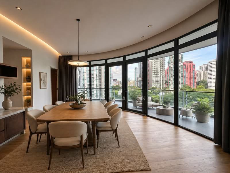 72 Grange, 72 Grange Road, 4 Bedrooms, 3,627 sqft, Condominium For Rent, by Amanda Ng, 500120925 - Dining Room - PropertyGuru.com.sg