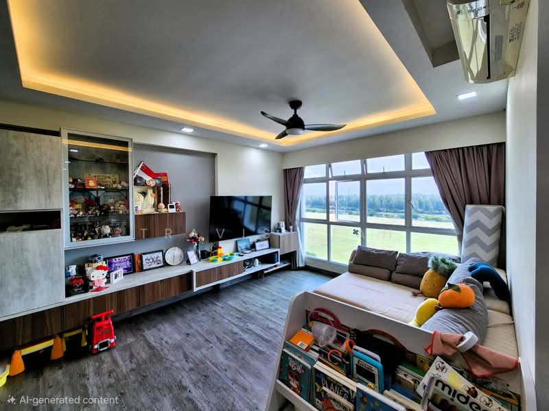 662A Edgedale Plains, 662A Edgedale Plains, 3 Bedrooms, 990 sqft, HDB Flat For Sale, by Travis Seah, 500121251 - Living Room - PropertyGuru.com.sg