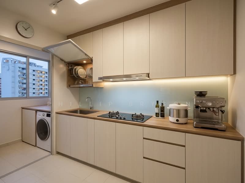 163B Rivervale Crescent, 163B Rivervale Crescent, 3 Bedrooms, 1,001 sqft, HDB Flat For Sale, by Phillip Bryson, 500121335 - Kitchen - PropertyGuru.com.sg