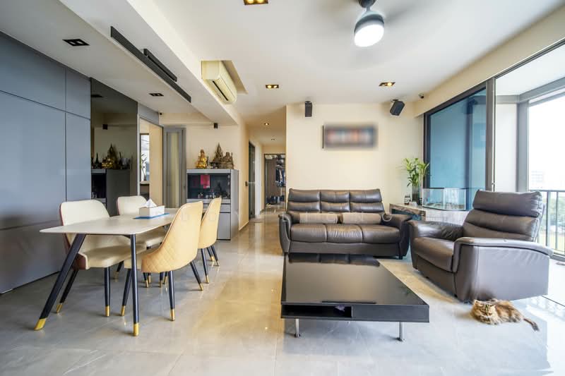 Waterwoods, 25 Punggol Field Walk, 3 Bedrooms, 1,044 sqft, Executive Condominium For Sale, by Rudy Liong, 500121356 - Living Room - PropertyGuru.com.sg