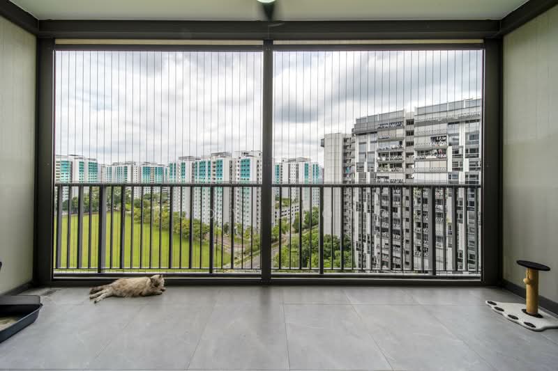Waterwoods, 25 Punggol Field Walk, 3 Bedrooms, 1,044 sqft, Executive Condominium For Sale, by Rudy Liong, 500121356 - Balcony - PropertyGuru.com.sg