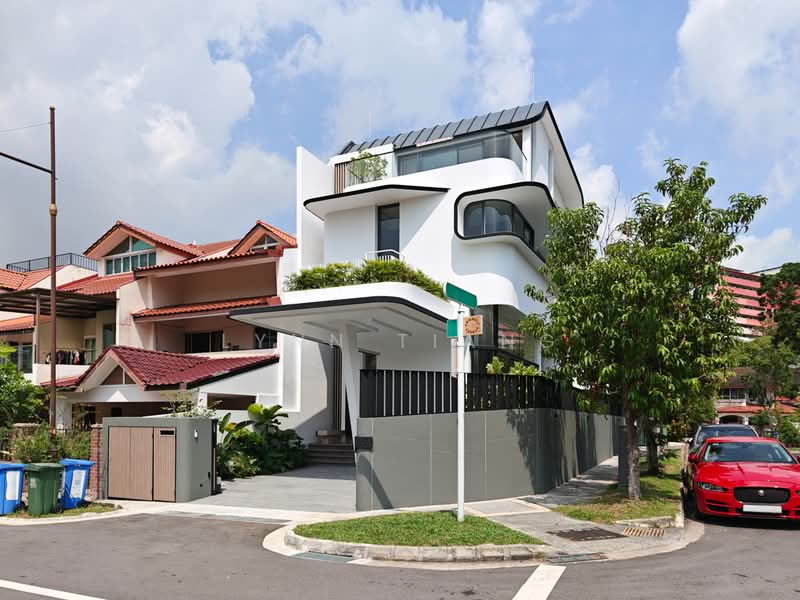 Brand New Corner Terrace 1km to Opera Estate Pri Sch w/ Pool & Lift, Jalan Bintang Tiga/ Siglap Drive/ Opera Estate, East Coast / Marine Parade, 5 Bedrooms, 4,600 sqft, Corner Terrace For Sale, by Lynn Tiang, 500121424 - Exterior - PropertyGuru.com.sg