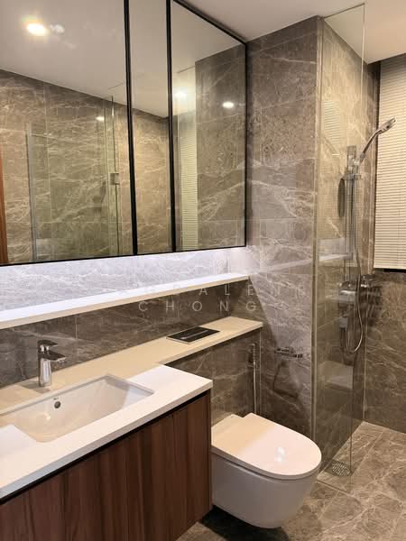 Lentor Modern, Lentor Central, 2 Bedrooms, 732 sqft, Condominium For Rent, by Magdalene Chong, 500121455 - Bathroom - PropertyGuru.com.sg