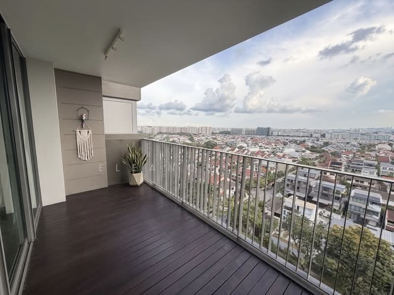 The Topiary, 23 Fernvale Lane, 4 Bedrooms, 1,292 sqft, Executive Condominium For Rent, by Eleanor Eng, 500121555 - Balcony - PropertyGuru.com.sg