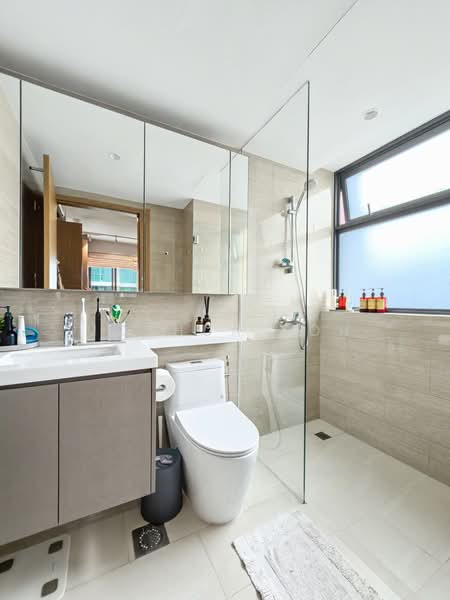 The Topiary, 15 Fernvale Lane, 4 Bedrooms, 1,389 sqft, Executive Condominium For Sale, by Joshua Soh, 500121619 - Bathroom - PropertyGuru.com.sg