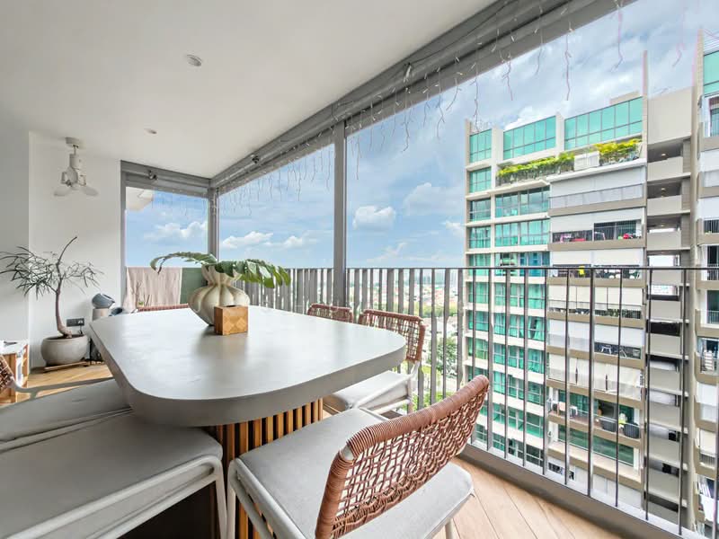 The Topiary, 15 Fernvale Lane, 4 Bedrooms, 1,389 sqft, Executive Condominium For Sale, by Joshua Soh, 500121619 - Balcony - PropertyGuru.com.sg