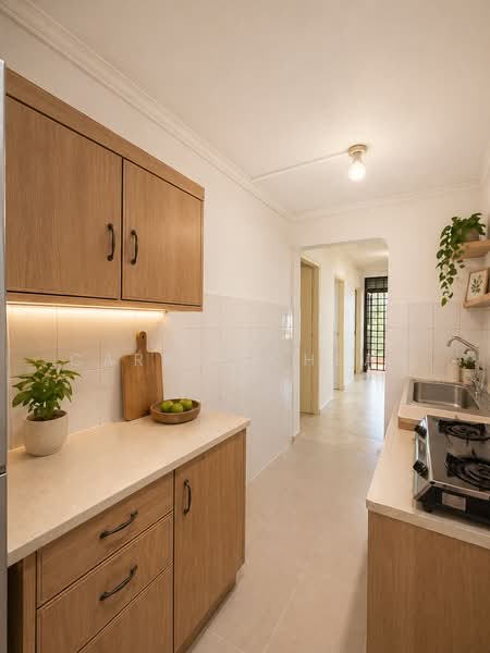 112 Commonwealth Crescent, 112 Commonwealth Crescent, 2 Bedrooms, 645 sqft, HDB Flat For Sale, by Carrie Cheah, 500121634 - Kitchen - PropertyGuru.com.sg