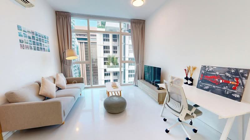 76 Shenton, 76 Shenton Way, 1 Bedroom, 592 sqft, Apartment For Rent, by Joseph Khoo, 500121780 - Living Room - PropertyGuru.com.sg