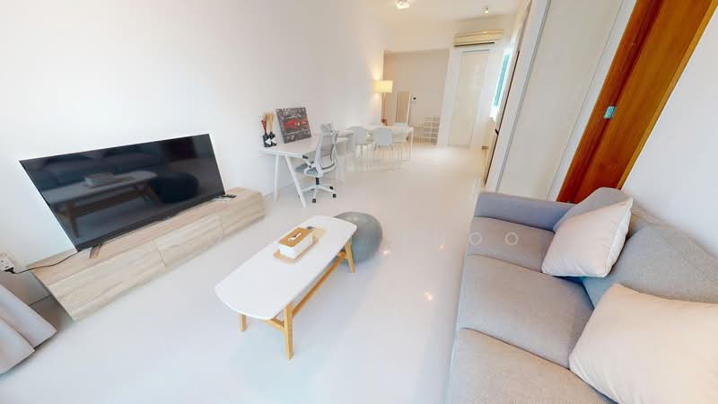 76 Shenton, 76 Shenton Way, 1 Bedroom, 592 sqft, Apartment For Rent, by Joseph Khoo, 500121780 - Living Room - PropertyGuru.com.sg