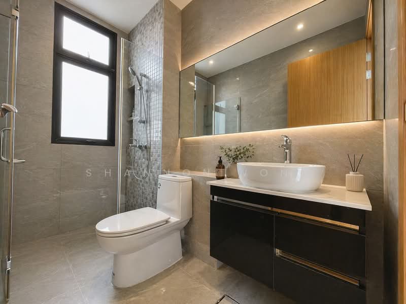 C.H.E.A.P Brand New 3.5 Storey Detached House in D15, Kallang / Eunos / Siglap / Kembangan / Dakota / Ubi / Kaki Bukit / Geylang / Aljunied / Frankel / Upper East Coast / Eunos / Paya Lebar, 9 Bedrooms, 8,702 sqft, Detached House For Sale, by Shannon Wong, 500121799 - Bathroom - PropertyGuru.com.sg