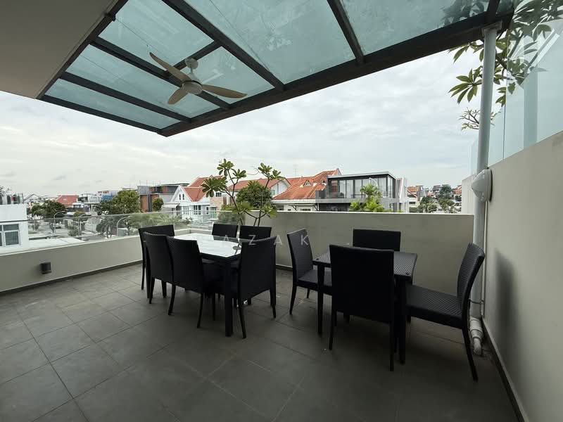 Walk to Siglap Centre @ Bowmont Garden, Bowmont Garden, 7 Bedrooms, 4,500 sqft, Semi-Detached House For Rent, by Razak ., 500121812 - Balcony - PropertyGuru.com.sg