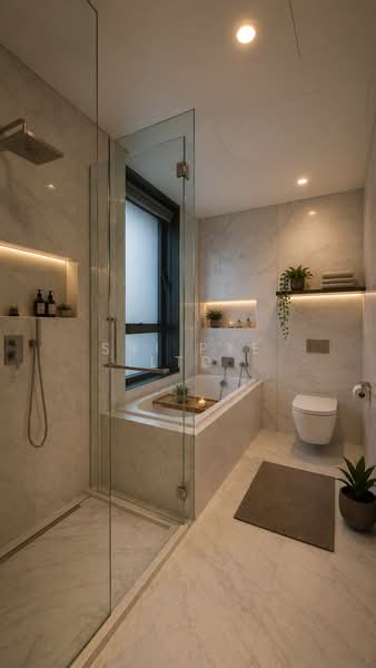 South Beach Residences, 28 South Beach Road, 3 Bedrooms, 1,744 sqft, Condominium For Rent, by VINCENT LYE, 500121833 - Bathroom - PropertyGuru.com.sg