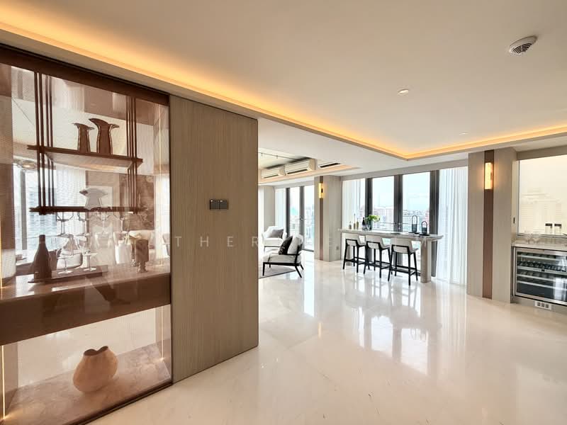 The Lumos, 9 Leonie Hill, 3 Bedrooms, 2,507 sqft, Apartment For Sale, by Katherine Lim, 500121835 - Living Room - PropertyGuru.com.sg