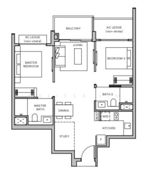 Hudson Place Residences, , 3 Bedrooms, 893 sqft, Condominium For Sale, by Melissa Lim, 500121934 - PropertyGuru.com.sg