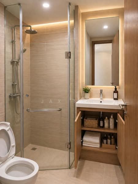 Kingsford Waterbay, 78 Upper Serangoon View, 2 Bedrooms, 635 sqft, Condominium For Sale, by Jax Tan, 500122021 - Bathroom - PropertyGuru.com.sg