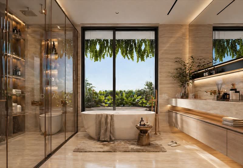 ⭐️RARE NS FACING BRAND NEW 2.5-STY W/ BASEMENT DETACHED HOUSE! | WITHIN 1KM TO HENRY PARK PRIMARY⭐️, Holland Grove Drive Mount Sinai Kebaya Moonbeam Jelita Tenang Istimewa Maryland Ming Teck Greenleaf Sixth Haji Alias Namly Coronation Lim Tai See Allamanda Ampang Siantan Hua Guan Sian Tuan Lantana Lemon Lasia Lotus Lily Maple Cypress Fir Oak Redwood, 6 Bedrooms, 9,200 sqft, Detached House For Sale, by Damian Tan 陈係赈, 500122107 - Bathroom - PropertyGuru.com.sg