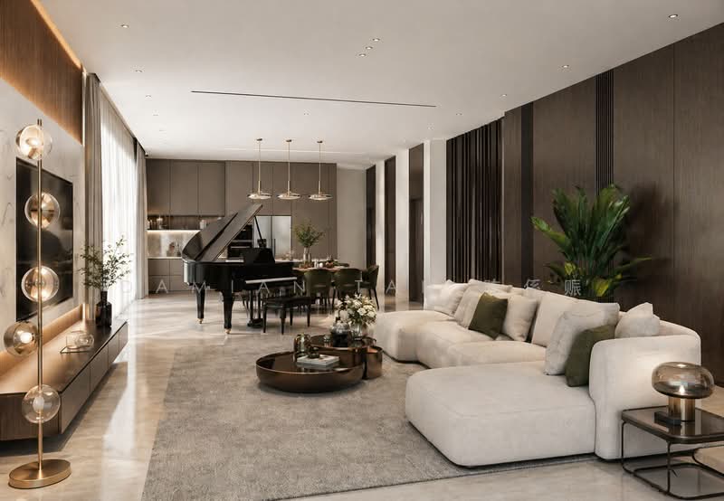 ⭐️RARE NS FACING BRAND NEW 2.5-STY W/ BASEMENT DETACHED HOUSE! | WITHIN 1KM TO HENRY PARK PRIMARY⭐️, Holland Grove Drive Mount Sinai Kebaya Moonbeam Jelita Tenang Istimewa Maryland Ming Teck Greenleaf Sixth Haji Alias Namly Coronation Lim Tai See Allamanda Ampang Siantan Hua Guan Sian Tuan Lantana Lemon Lasia Lotus Lily Maple Cypress Fir Oak Redwood, 6 Bedrooms, 9,200 sqft, Detached House For Sale, by Damian Tan 陈係赈, 500122107 - Living Room - PropertyGuru.com.sg