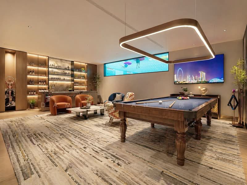 ⭐️RARE NS FACING BRAND NEW 2.5-STY W/ BASEMENT DETACHED HOUSE! | WITHIN 1KM TO HENRY PARK PRIMARY⭐️, Holland Grove Drive Mount Sinai Kebaya Moonbeam Jelita Tenang Istimewa Maryland Ming Teck Greenleaf Sixth Haji Alias Namly Coronation Lim Tai See Allamanda Ampang Siantan Hua Guan Sian Tuan Lantana Lemon Lasia Lotus Lily Maple Cypress Fir Oak Redwood, 6 Bedrooms, 9,200 sqft, Detached House For Sale, by Damian Tan 陈係赈, 500122107 - Entertainment Room - PropertyGuru.com.sg