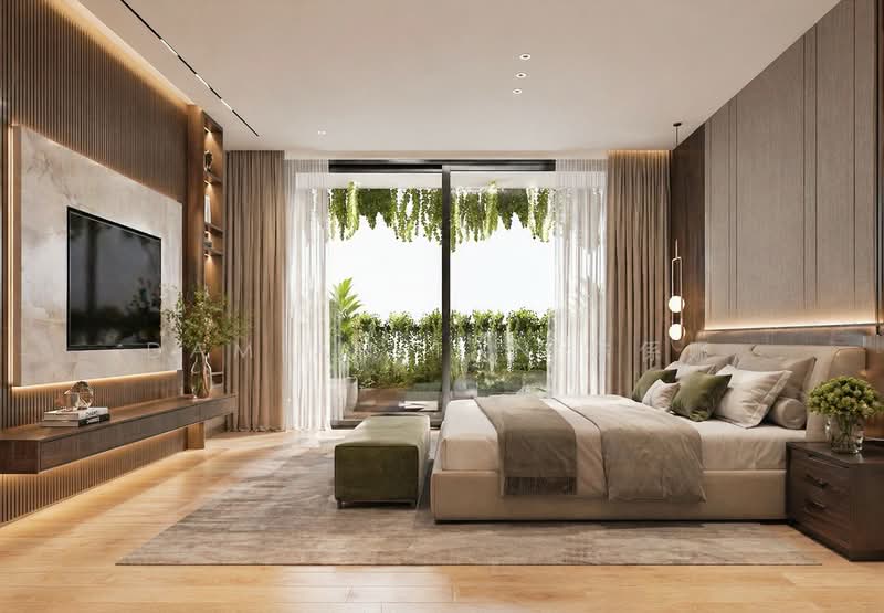 ⭐️RARE NS FACING BRAND NEW 2.5-STY W/ BASEMENT DETACHED HOUSE! | WITHIN 1KM TO HENRY PARK PRIMARY⭐️, Holland Grove Drive Mount Sinai Kebaya Moonbeam Jelita Tenang Istimewa Maryland Ming Teck Greenleaf Sixth Haji Alias Namly Coronation Lim Tai See Allamanda Ampang Siantan Hua Guan Sian Tuan Lantana Lemon Lasia Lotus Lily Maple Cypress Fir Oak Redwood, 6 Bedrooms, 9,200 sqft, Detached House For Sale, by Damian Tan 陈係赈, 500122107 - Master Bedroom - PropertyGuru.com.sg