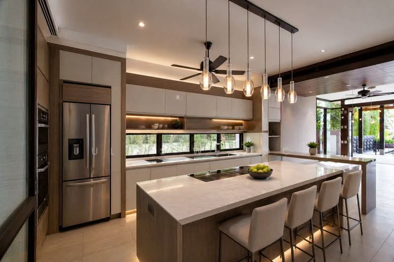 Sentosa Cove, Ocean Drive, 5 Bedrooms, 8,800 sqft, Detached House For Rent, by Julius WL Fock, 500122125 - Kitchen - PropertyGuru.com.sg