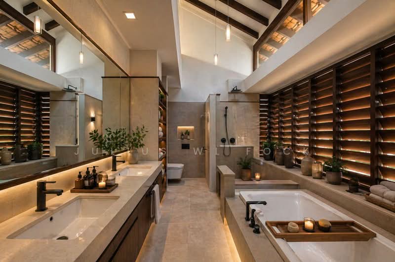 Sentosa Cove, Ocean Drive, 5 Bedrooms, 8,800 sqft, Detached House For Rent, by Julius WL Fock, 500122125 - Bathroom - PropertyGuru.com.sg