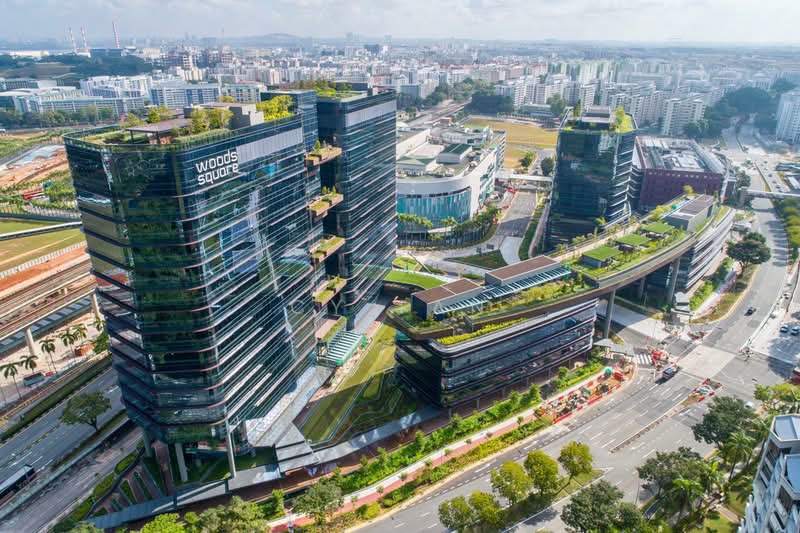 Woods Square, 8 Woodlands Square, 560 sqft, Office For Rent, by CY TAN, 500122181 - Exterior - CommercialGuru.com.sg