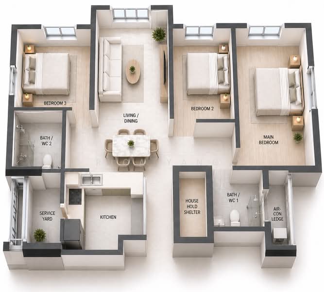 103B Bidadari Park Drive, 103B Bidadari Park Drive, 3 Bedrooms, 1,001 sqft, HDB Flat For Sale, by Rica Yang, 500122252 - Bedroom - PropertyGuru.com.sg