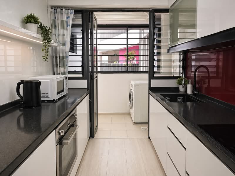 308B Punggol Walk, 308B Punggol Walk, 3 Bedrooms, 990 sqft, HDB Flat For Rent, by Laven Loo 吕欣颐, 500122297 - Kitchen - PropertyGuru.com.sg