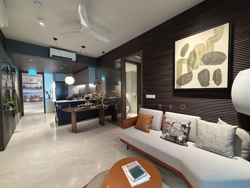 The Continuum, 1-8 Thiam Siew Avenue, 1 Bedroom, 560 sqft, Condominium For Sale, by Nicholas Teo, 500122529 - Living Room - PropertyGuru.com.sg