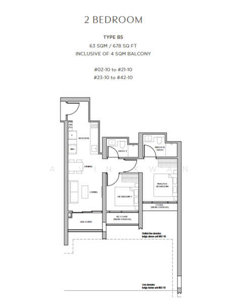 Promenade Peak, 1 Zion Road, 2 Bedrooms, 678 sqft, Condominium For Sale, by Alvin Kwan, 500122633 - PropertyGuru.com.sg