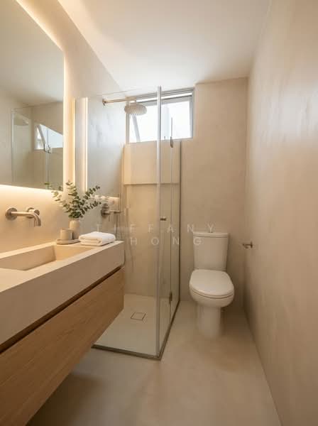Beacon Heights, 8 Mar Thoma Road, 3 Bedrooms, 893 sqft, Condominium For Sale, by Tiffany Chong, 500122781 - Guest Bathroom - Beacon Heights for sale - PropertyGuru.com.sg