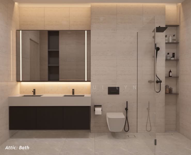 TOP Soon! Brand New 3.5 Storey Detached with Private Lift, Pool & Attic Along Jalan Tua Kong!, Jalan Tua Kong, 8 Bedrooms, 12,200 sqft, Detached House For Sale, by Mak Hui Lyn, 500122831 - Bathroom - PropertyGuru.com.sg