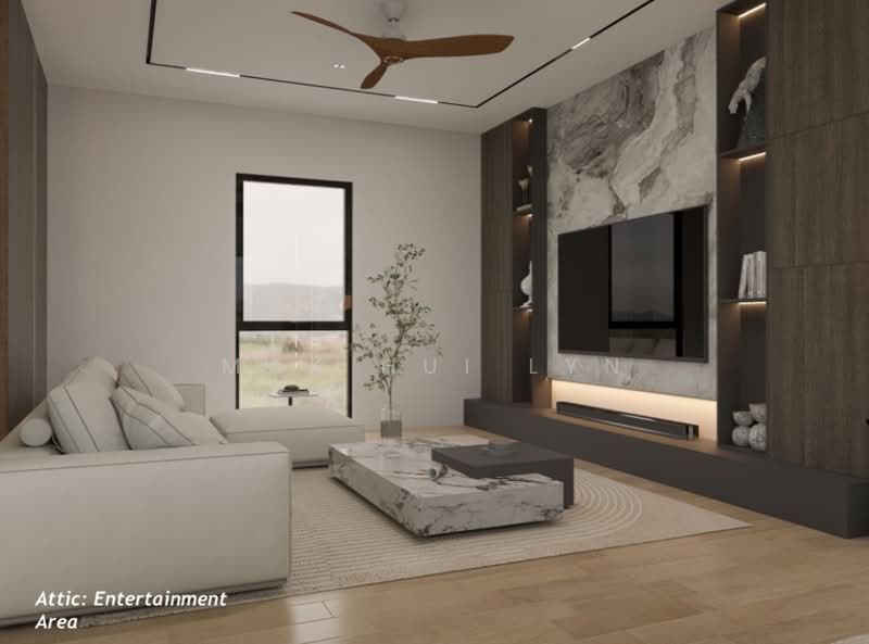 TOP Soon! Brand New 3.5 Storey Detached with Private Lift, Pool & Attic Along Jalan Tua Kong!, Jalan Tua Kong, 8 Bedrooms, 12,200 sqft, Detached House For Sale, by Mak Hui Lyn, 500122831 - Living Room - PropertyGuru.com.sg