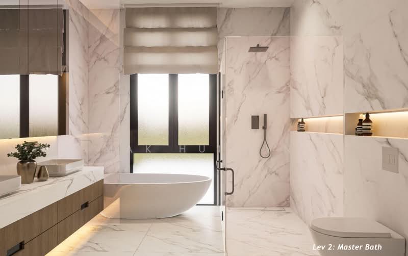 TOP Soon! Brand New 3.5 Storey Detached with Private Lift, Pool & Attic Along Jalan Tua Kong!, Jalan Tua Kong, 8 Bedrooms, 12,200 sqft, Detached House For Sale, by Mak Hui Lyn, 500122831 - Bathroom - PropertyGuru.com.sg