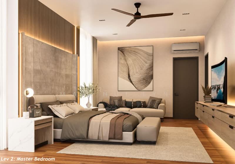 TOP Soon! Brand New 3.5 Storey Detached with Private Lift, Pool & Attic Along Jalan Tua Kong!, Jalan Tua Kong, 8 Bedrooms, 12,200 sqft, Detached House For Sale, by Mak Hui Lyn, 500122831 - Master Bedroom - PropertyGuru.com.sg