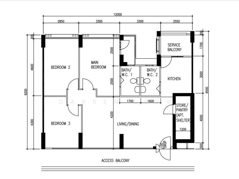 484D Choa Chu Kang Avenue 5, 484D Choa Chu Kang Avenue 5, 3 Bedrooms, 1,087 sqft, HDB Flat For Sale, by Darren Leow, 500122923 - PropertyGuru.com.sg