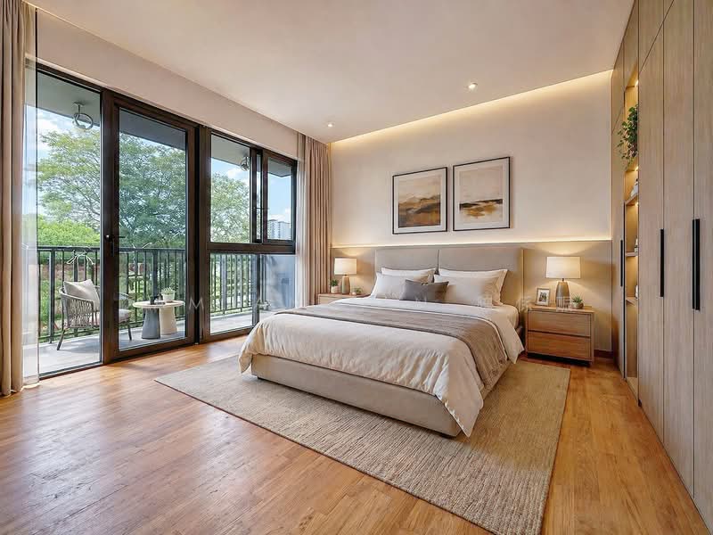 ⭐️ONLY BRAND NEW JUST TOP INTER TERRACE IN D10 | WITHIN 1KM TO HENRY PARK PRIMARY | NEAR MRT & MKT⭐️, Mount Sinai Road Grove Holland Jalan Kebaya Moonbeam Jelita Tenang Istimewa Maryland Ming Teck Greenleaf Sixth Haji Alias Namly Coronation Lim Tai See Allamanda Ampang Siantan Hua Guan Siantuan Lantana Lemon Lasia Lotus Lily Maple Cypress Fir Redwood, 5 Bedrooms, 4,574 sqft, Terraced House For Sale, by Damian Tan 陈係赈, 500122952 - Bedroom - PropertyGuru.com.sg