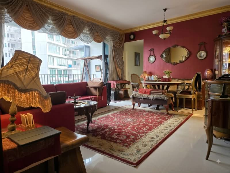 Foresque Residences, 107 Petir Road, Dairy Farm / Bukit Panjang / Choa Chu Kang, 3 Bedrooms, 1,238 sqft, Condominium For Sale, by Edwin Tan, 500122960 - Living Room - PropertyGuru.com.sg