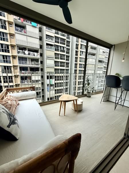 Rivercove Residences EC, 20 Anchorvale Ln, 3 Bedrooms, 1,076 sqft, Condominium For Sale, by Josephine Lim, 500122971 - Balcony - PropertyGuru.com.sg
