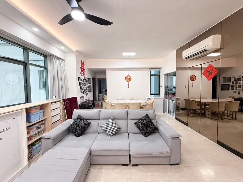 Merawoods, , 2 Bedrooms, 1,001 sqft, Condominium For Sale, by Jonathan Yeo, 500123014 - Living Room - PropertyGuru.com.sg