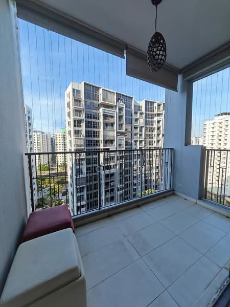 Prive, 31 Punggol Field, 3 Bedrooms, 1,130 sqft, Executive Condominium For Rent, by Aaron Pan, 500123066 - Balcony - PropertyGuru.com.sg